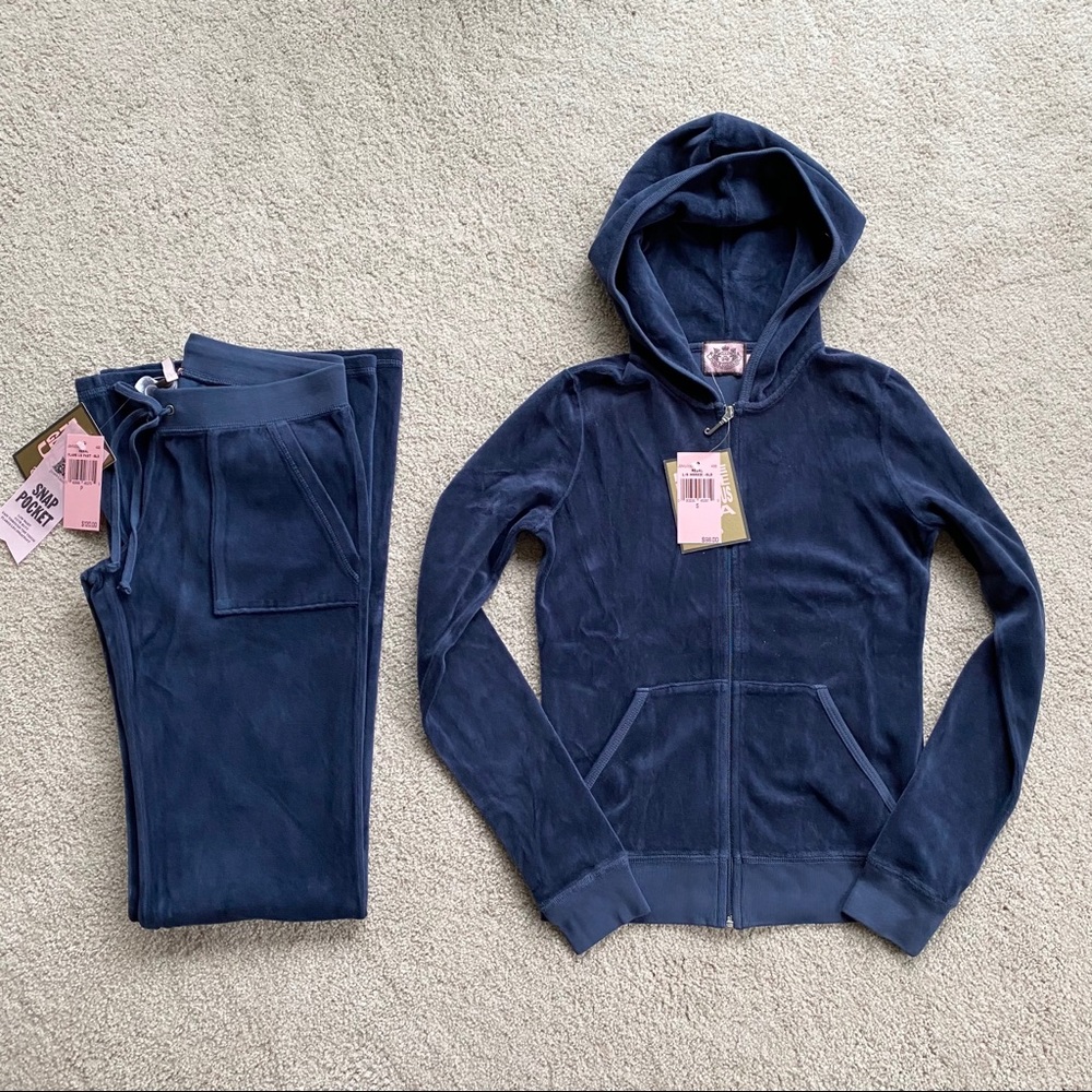 NWT Juicy Couture Regal Tracksuit Top S + Pants P